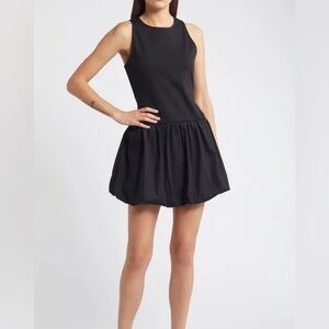 Sleeveless Drop Waist Mini Dress